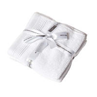 SEIFTUCH Excellence 2er-Set weiß 30/30 cm - Weiß, Textil (30/30cm) - Homescapes