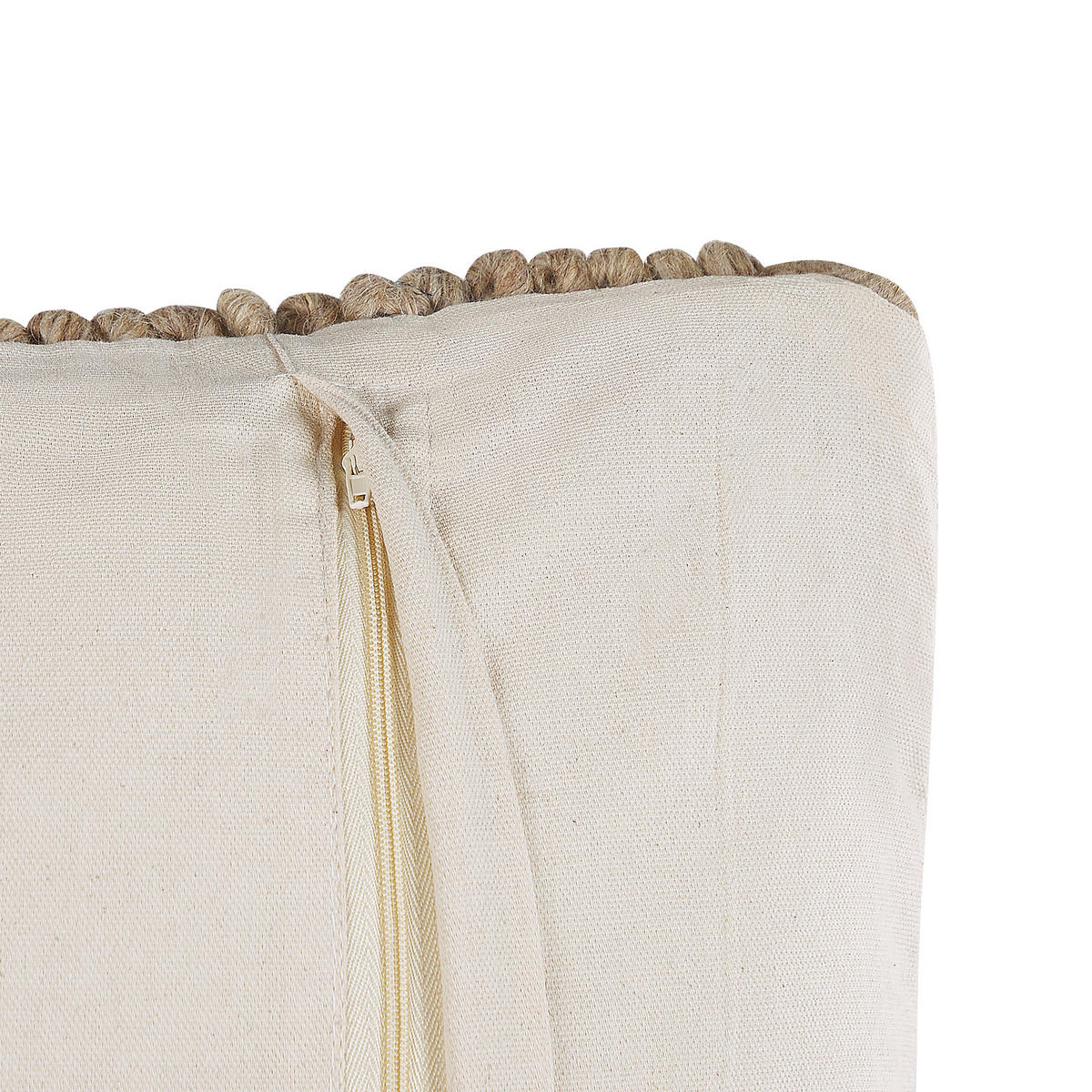 DEKOKISSEN 2er-Set Beige 45/45 cm Aslanapa - Beige, Textil (45/45cm) - Beliani