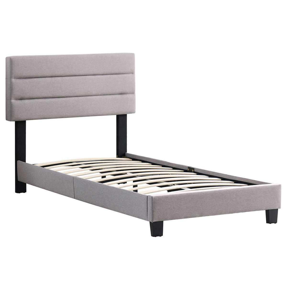 POLSTERBETT TUSCON 90X200 CM - Grau, Textil (90/200cm) - CARO-Möbel