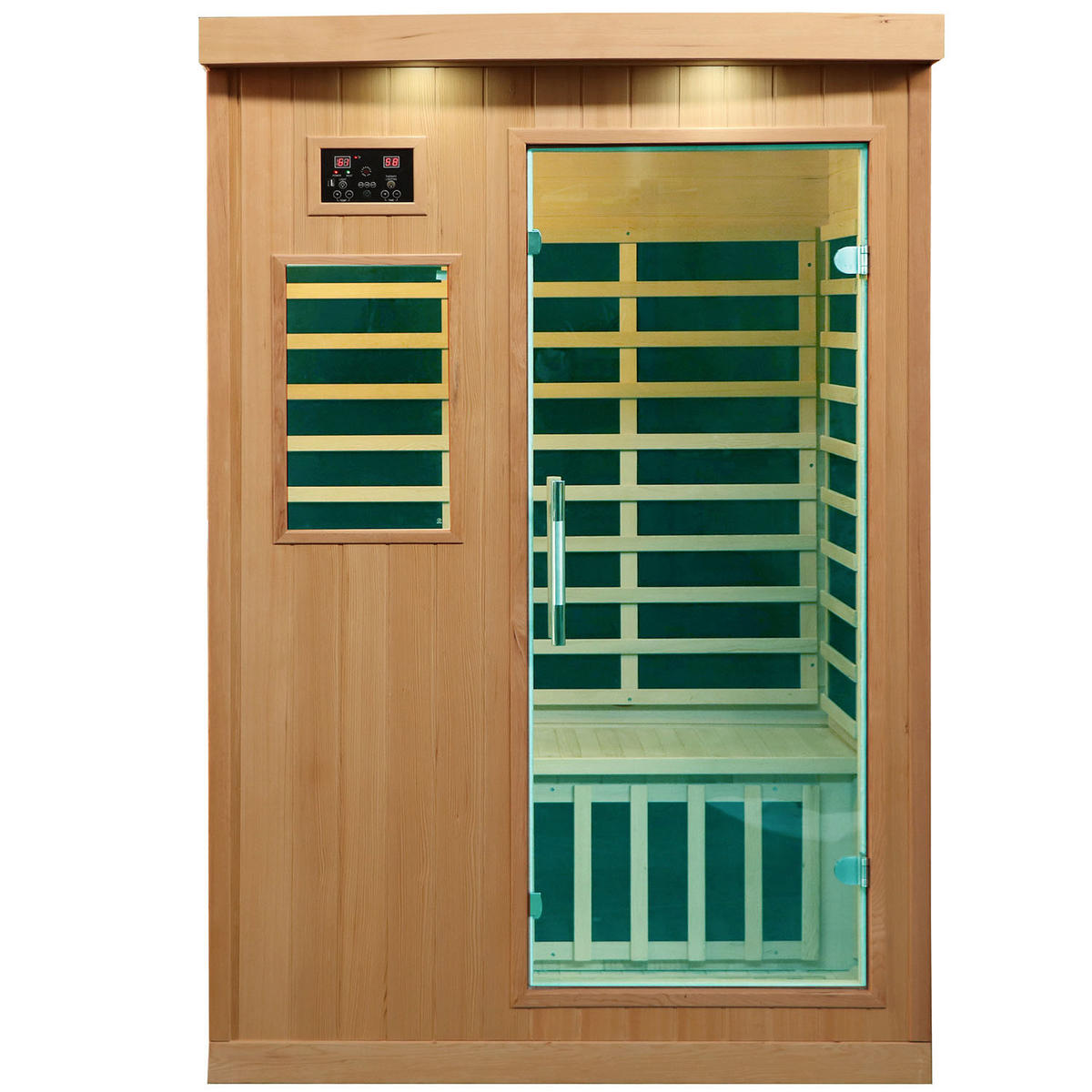 SAUNA Tremblant Infrarotkabine - Hellbraun, Holz (127/195/105cm)