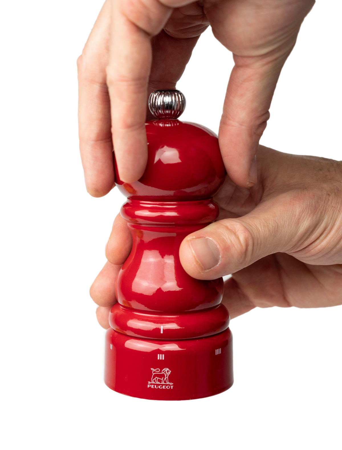 SALZMÜHLE Paris uSelect 12cm Buchenholz Passionsrot Zirkonia-Mahlwerk - Rot, Holz (5.9/12/5.9cm) - PEUGEOT