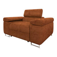 SESSEL Torezio - Dunkelorange, Holz/Textil (134/90/102cm) - MIRJAN24