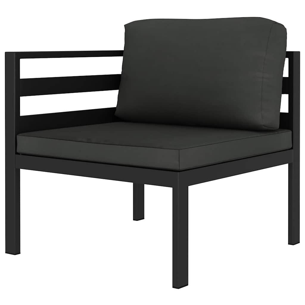 vidaXL Modular-Sofa-Eckteil Anthrazit 70x64.5x70 cm