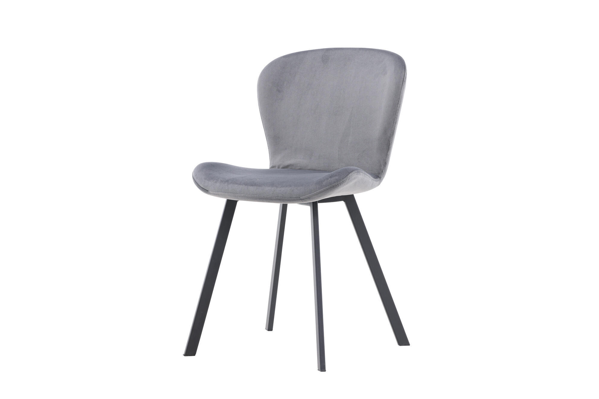 ESSZIMMERSTUHL LILJA Grau 48x50x80 cm - Grau, Textil (48/80/50cm) - FURNLUX