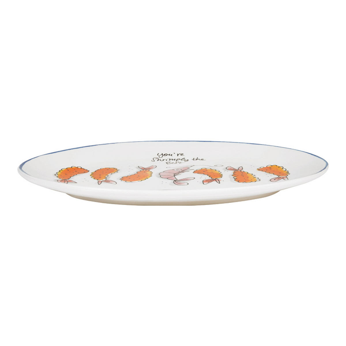 TELLER Du bist einfach die Beste in Bunt - 27cm - Multicolor, Keramik (27/19.4/2.1cm) - Blond Amsterdam