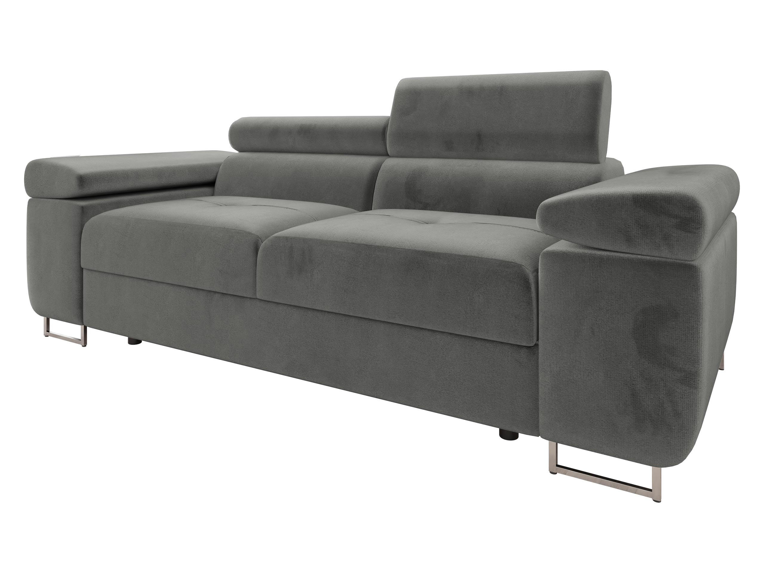 SOFA Torezio 2 - Grau, Holz/Textil (198/90/102cm) - MIRJAN24