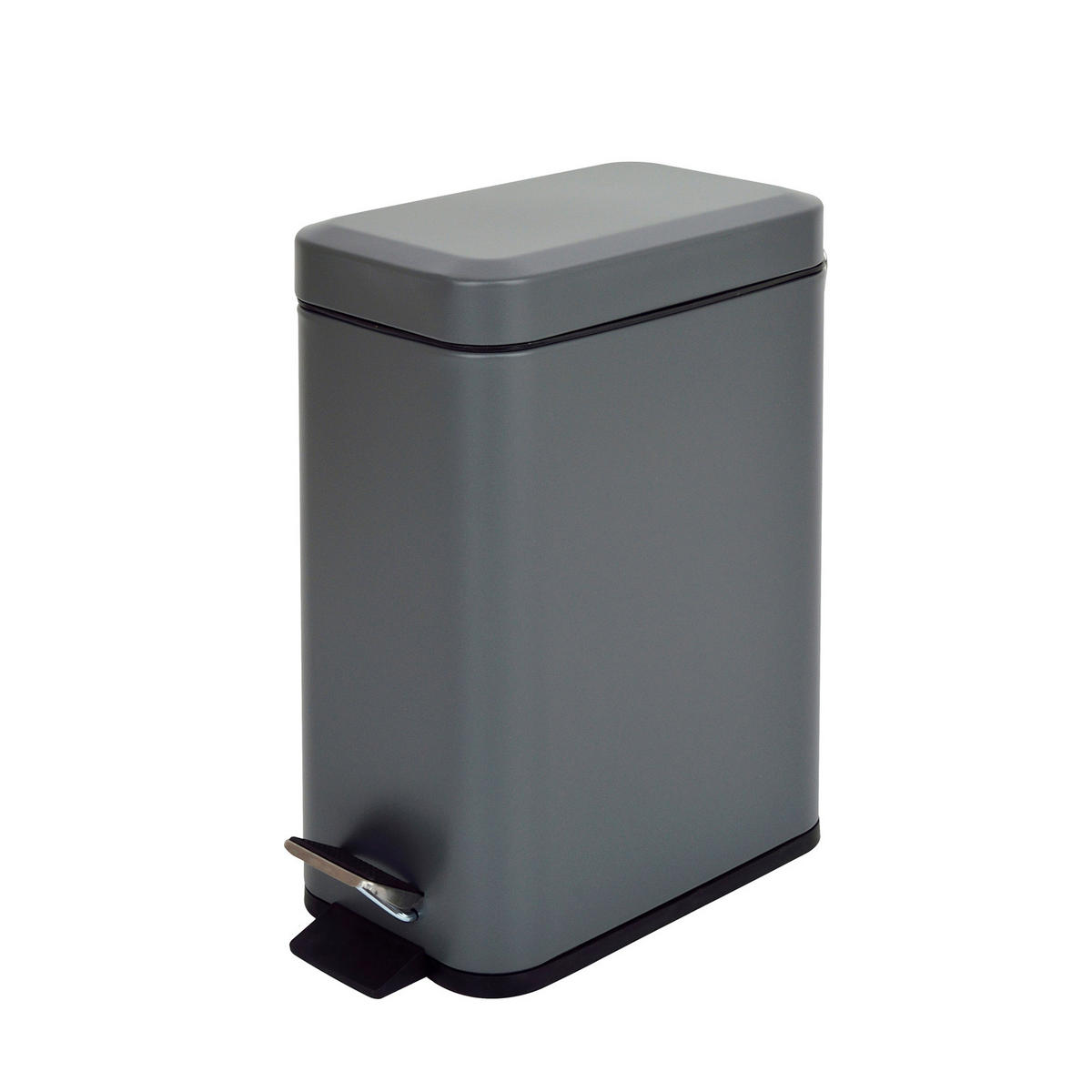 MÜLLEIMER STM5 5L Grau - Grau, Metall (14/30/28cm) - SVITA