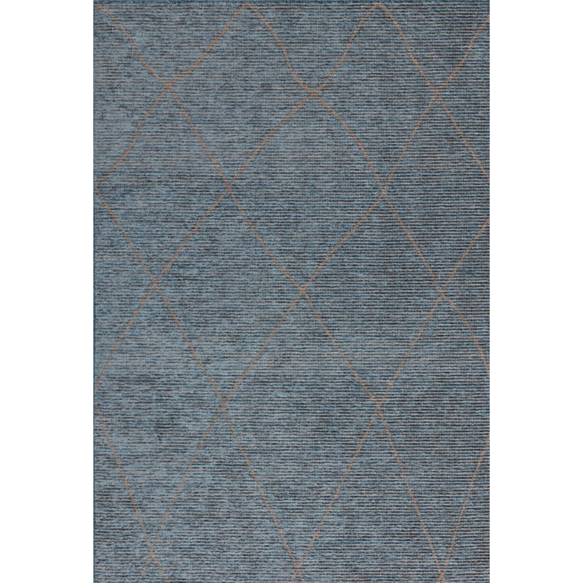 TEPPICH Moderner Natural für Wohn- und Schlafzimmer BLUEBERRY Blau 160 x 230 cm - Blau, Naturmaterialien (160/230cm) - Novatrend