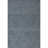 TEPPICH Moderner Natural für Wohn- und Schlafzimmer BLUEBERRY Blau 160 x 230 cm - Blau, Naturmaterialien (160/230cm) - Novatrend