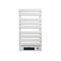 HANDTUCHTROCKNER Weiß mit Elektrosystem und Wandhalterung 2000 W - Weiß, Metall (55/105/6cm) - Purline