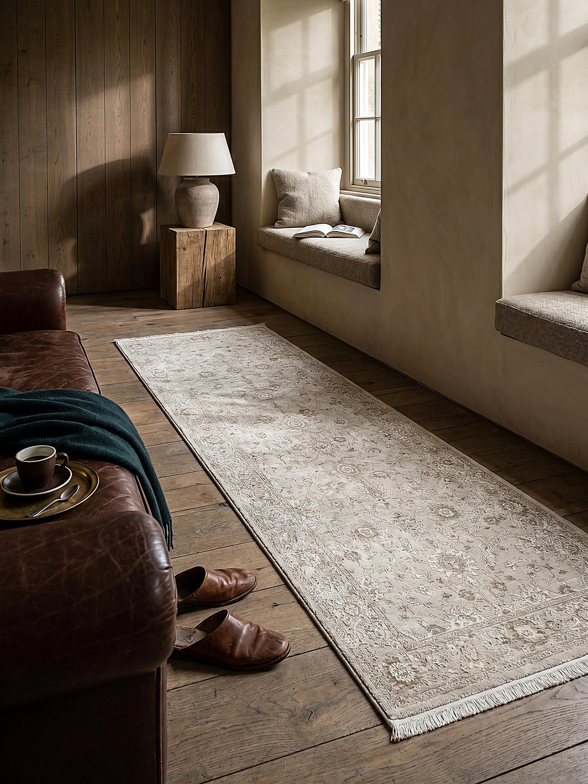 TEPPICHLÄUFER Orientalisch SCRIVIA Polypropylen Beige 80 x 300 cm - Beige, Textil (80/300cm) - KADIMA DESIGN