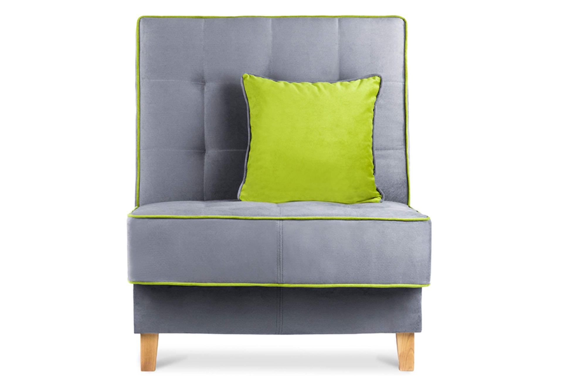 KLAPPSESSEL DOZER einem kleinen Bettkasten, Hellgrau - Hellgrau, Textil (80/94/93cm) - KONSIMO®