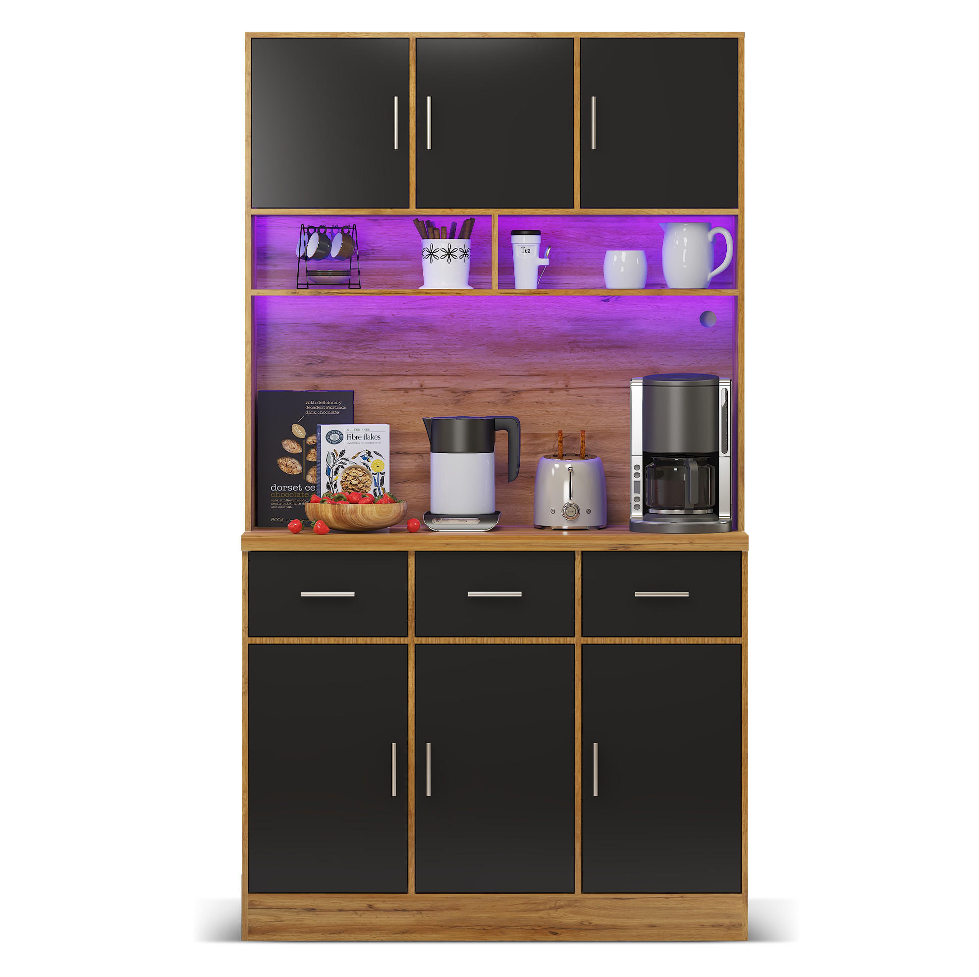 Ivmeu Küchenschrank Natur 100x180x40 cm