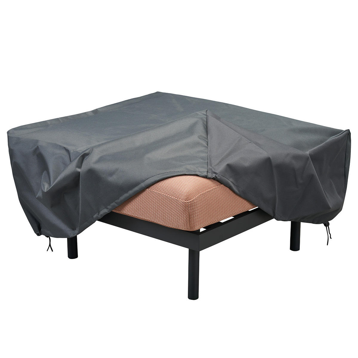 SCHUTZHÜLLE FÜR OUTDOOR-SESSEL - Schwarz - Kunstfaser - 101 x 68 x 88 cm - Schwarz, Textil (101/68/88cm) - home24