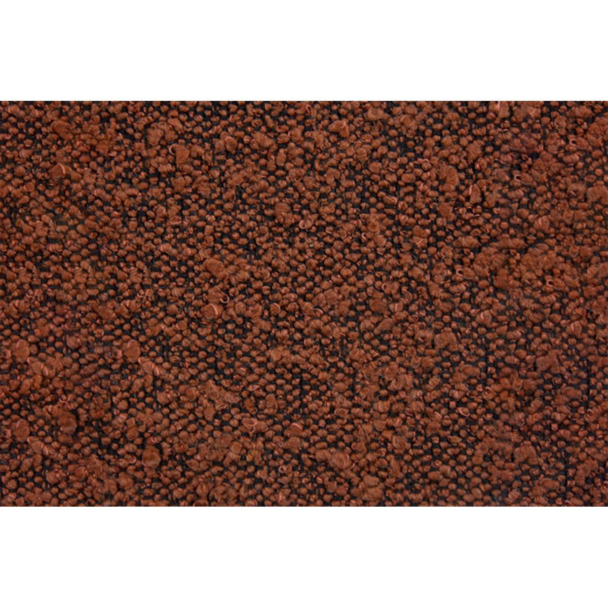 KOPFTEIL Modell Linien – Terrakotta-Bouclé-Stoff 90 cm - Beige/Terracotta, Karton/Holz (90/120/10cm) - Sommeil de Plomb
