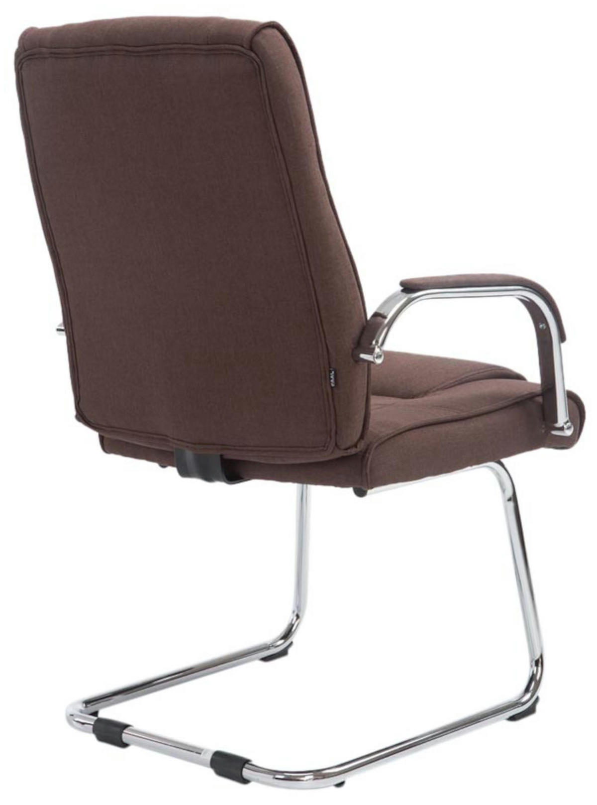 SCHWINGSTUHL 2er Set Stoff braun - Braun, Textil/Metall (60/104/67cm) - CLP