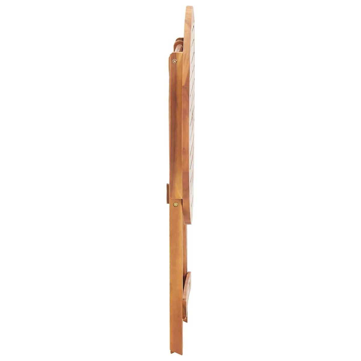 GARTENTISCH Klappbar 60/75 Cm Massivholz Akazie - Braun, Holz (60/60/75cm) - vidaXL