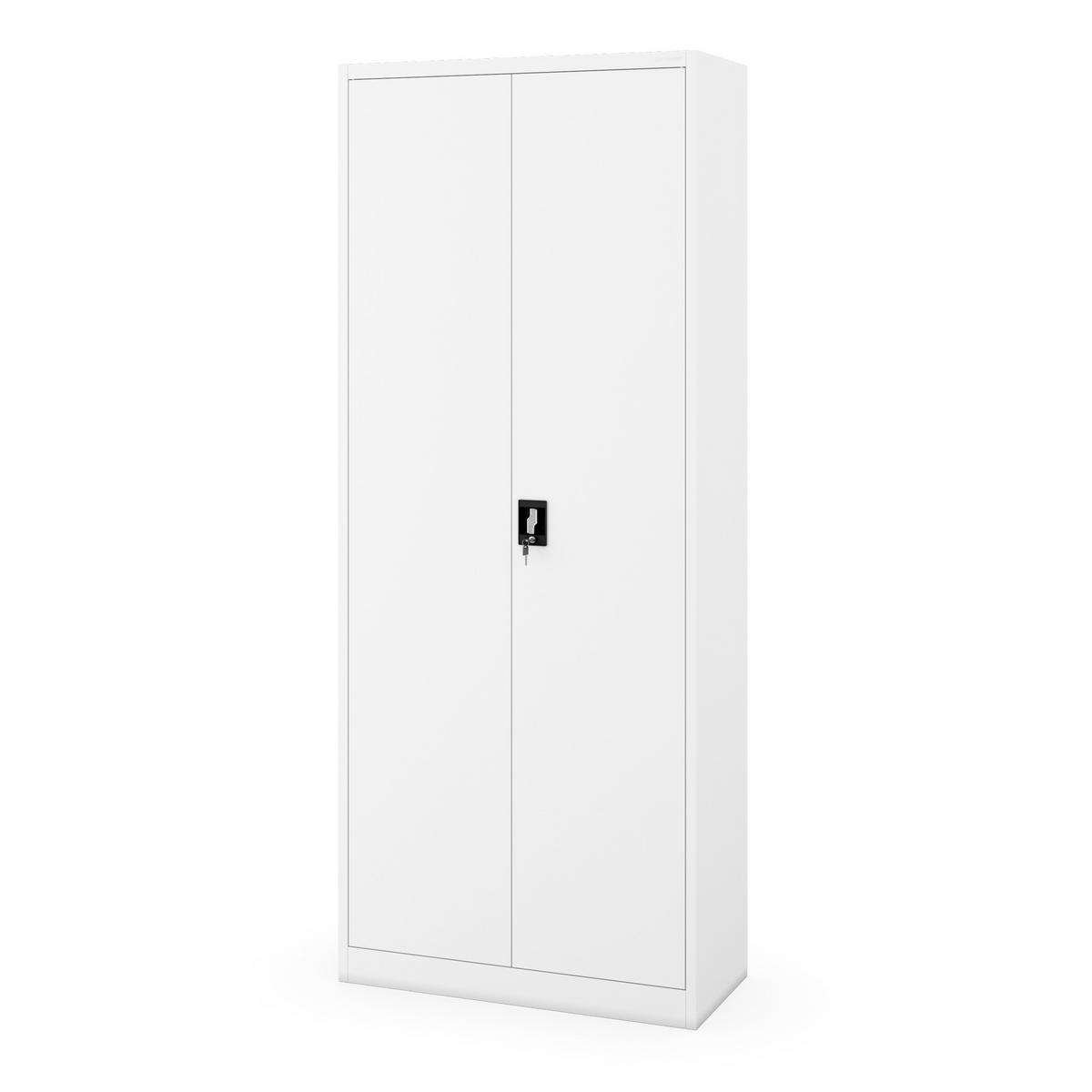 HAUSWIRTSCHAFTSSCHRANK DAWID 220 - Weiß, Metall (90/220/45cm) - Jan Nowak