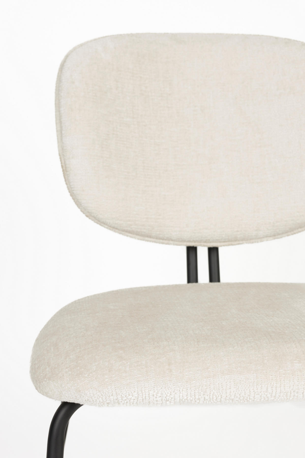 ESSZIMMERSTUHL Bouton - Beige - 59/50/78 cm - 2er-Set - Beige, Textil (50/78/59cm) - Novel