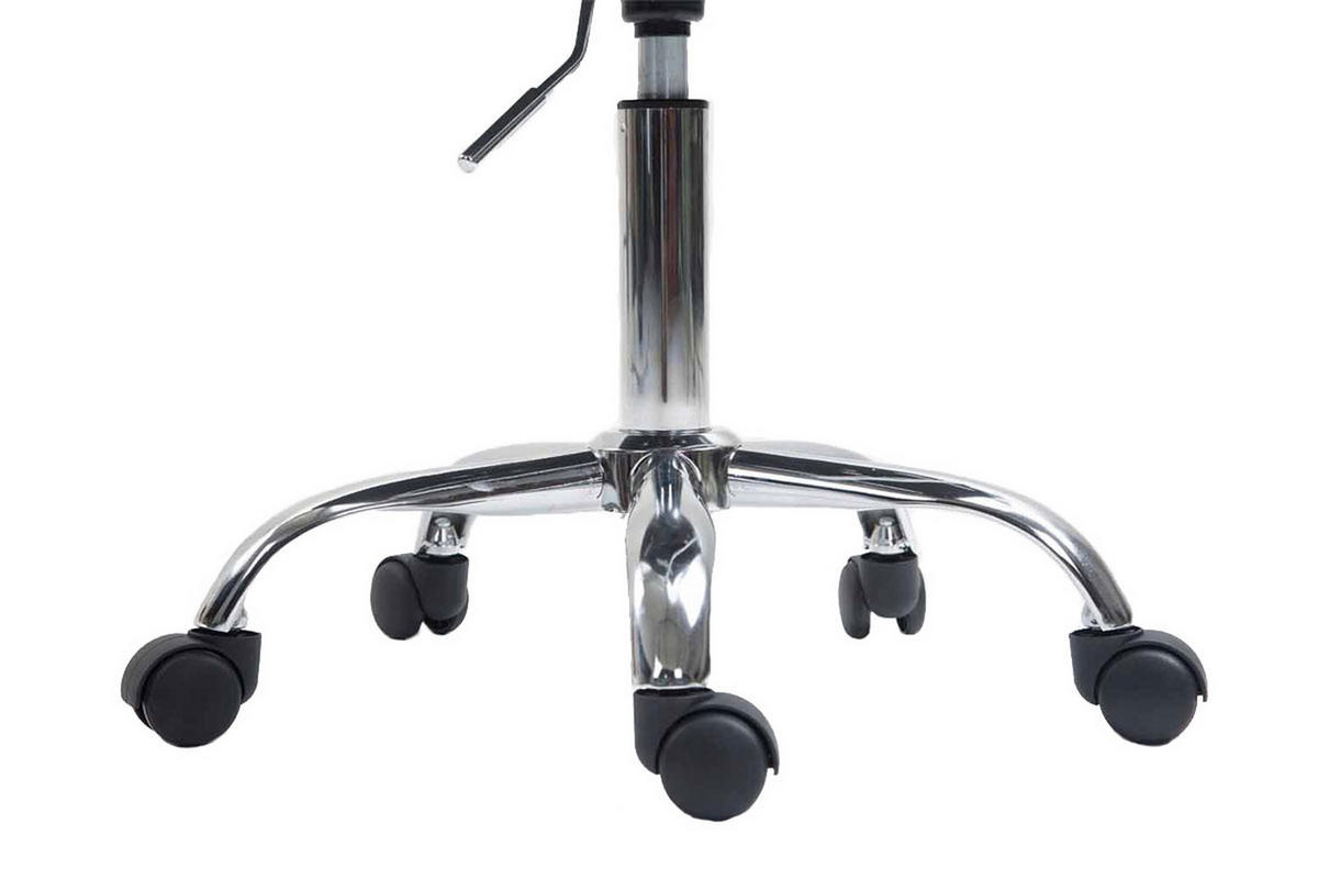 BÜROSTUHL Lucille, Weiß - Weiß, Textil/Metall (54/86/46cm) - TPFLiving