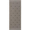 OUTDOORTEPPICH Metro Schwarz/Weiß 80x200 cm - Schwarz, Textil (80/200cm) - benuta Nest
