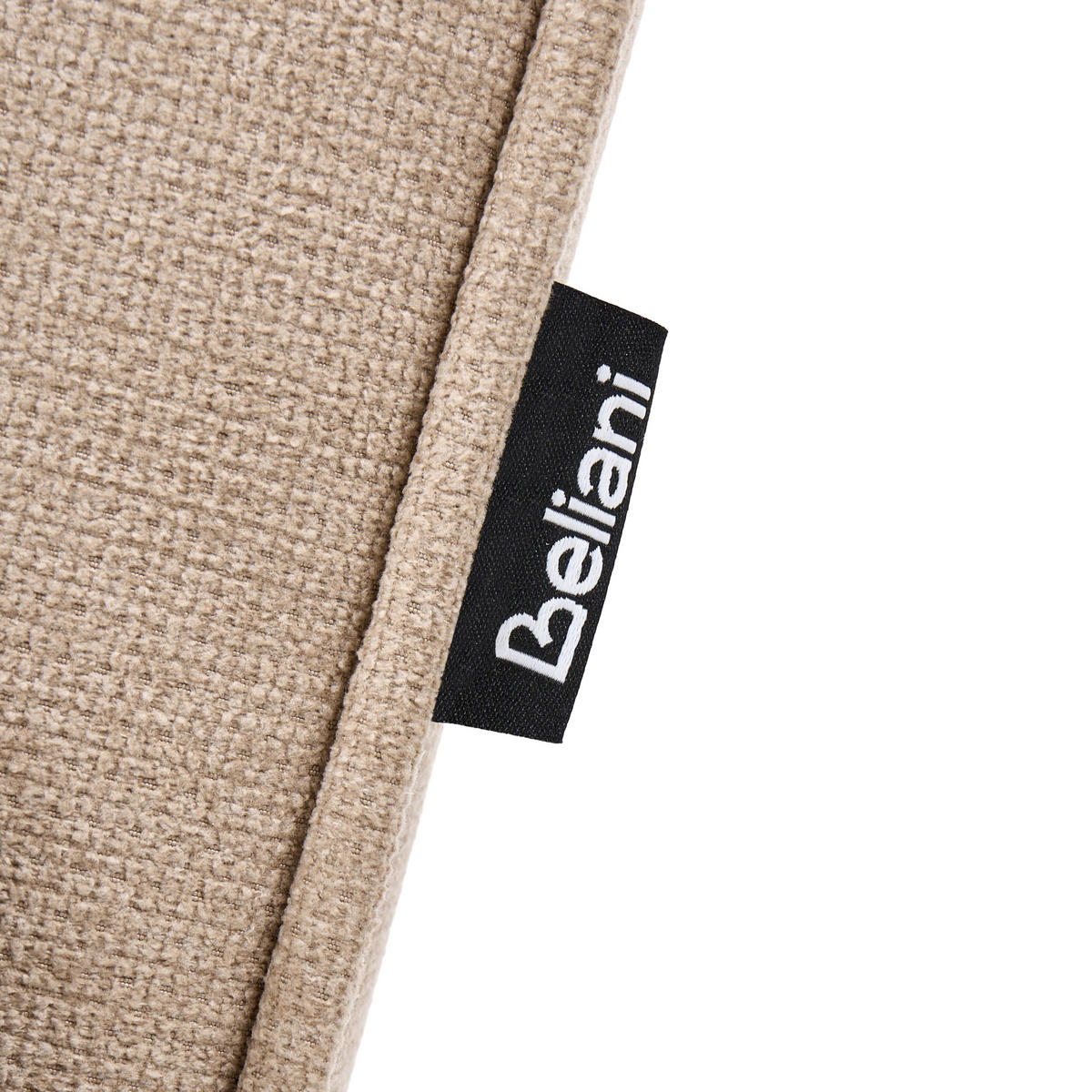 SESSEL Stoff Beige Agger - Beige/Braun, Textil (67/78/81cm) - Beliani