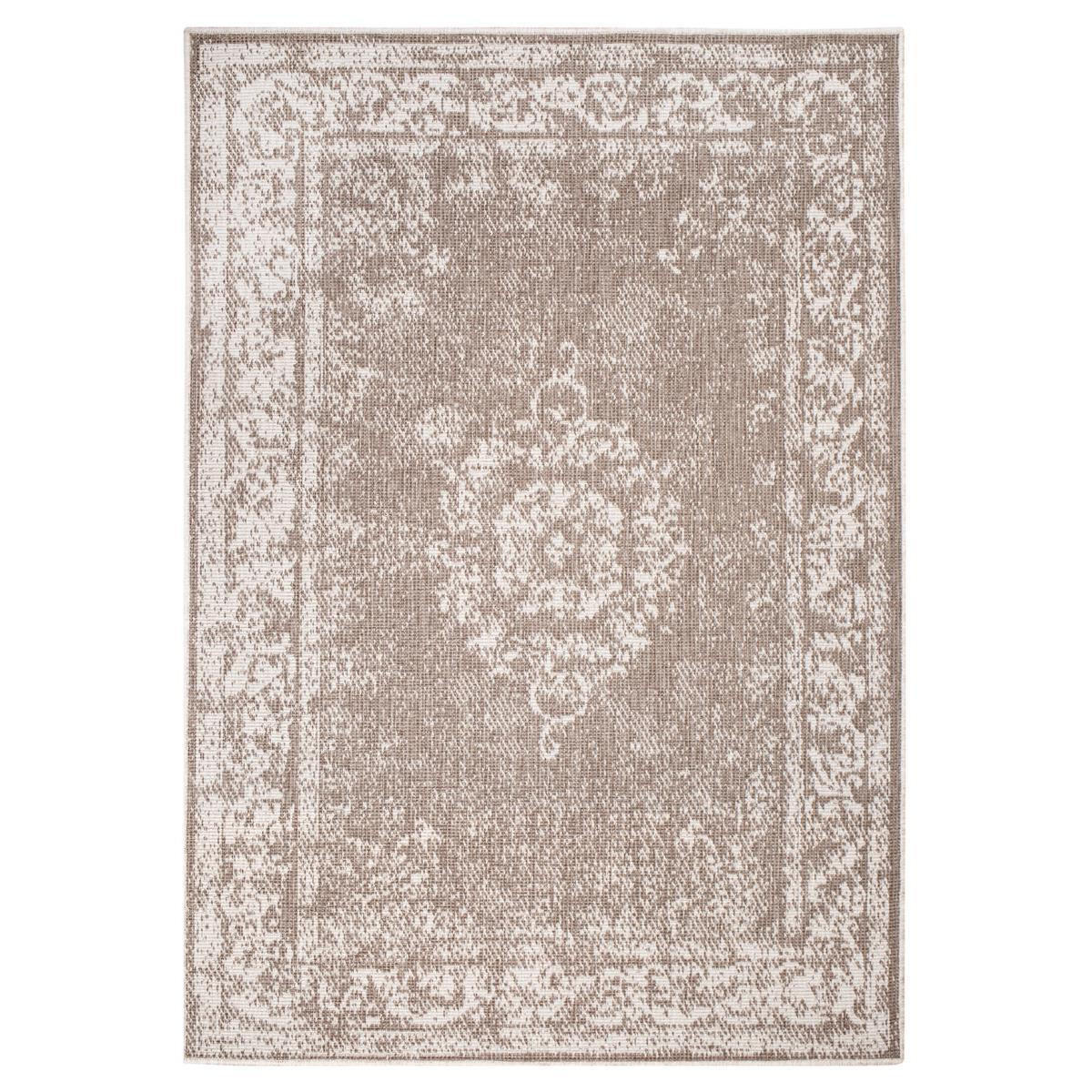 OUTDOOR-TEPPICH DuoRug 5577 Creme 120x170 cm - Beige, Textil (120/170cm) - carpet city