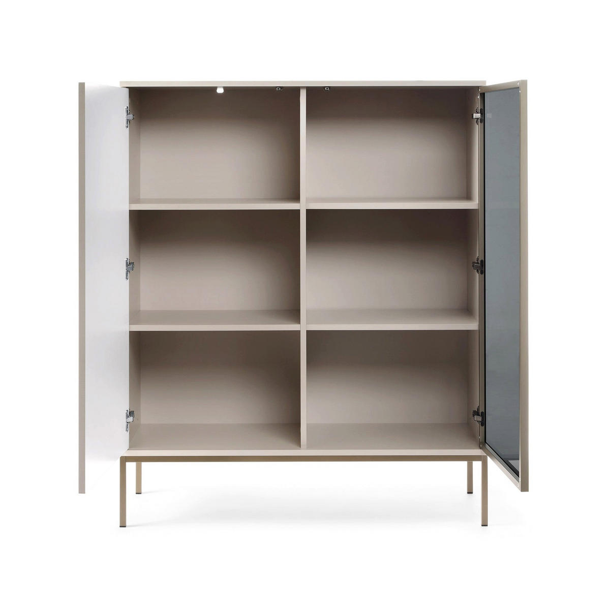KOMMODE Lampy Schwarz - Schwarz, Holzwerkstoff (104/126/39cm) - Pillovely