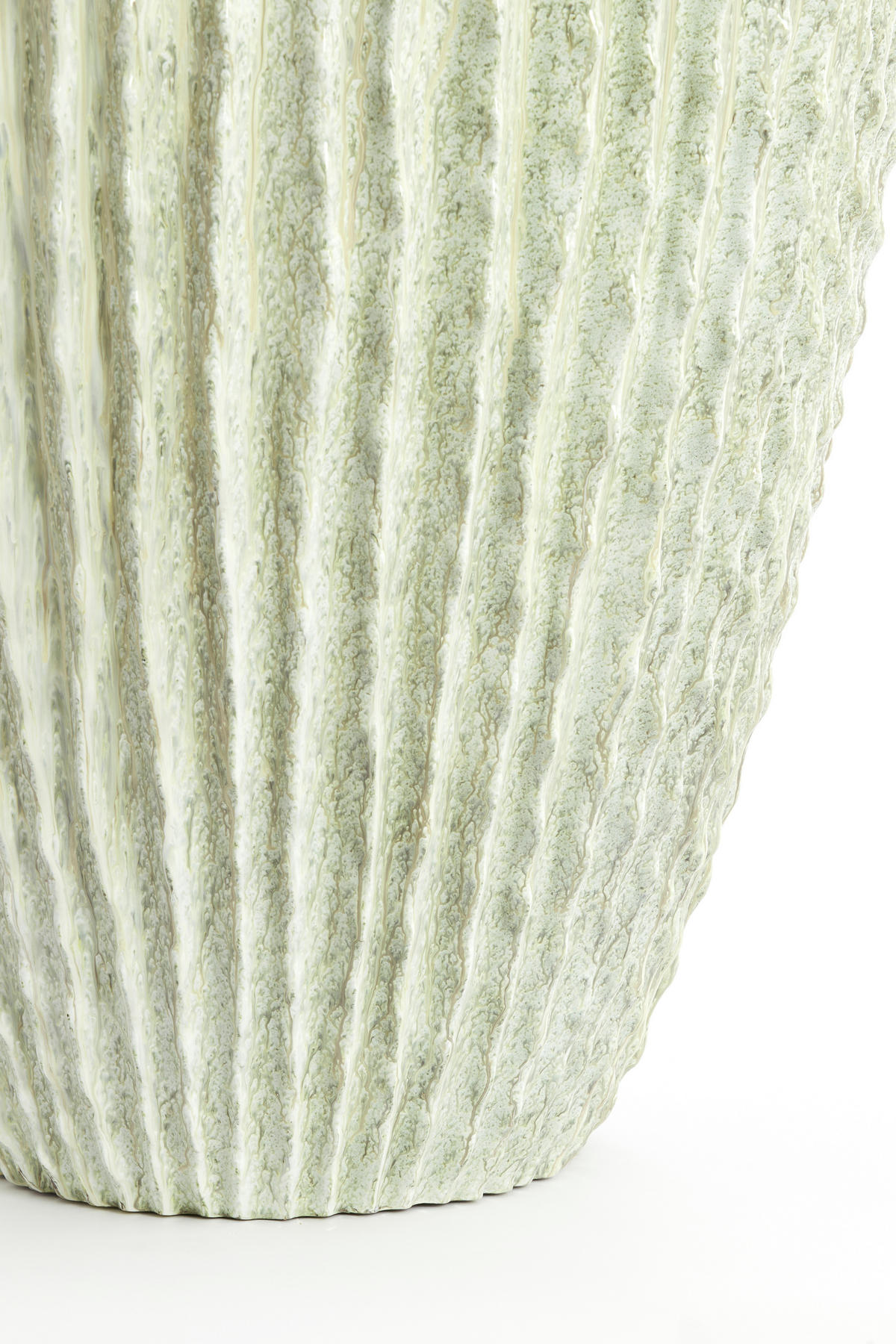 VAZE Cacti Grün 66/66/88 cm - Grün, Stein (88cm) - Light & Living