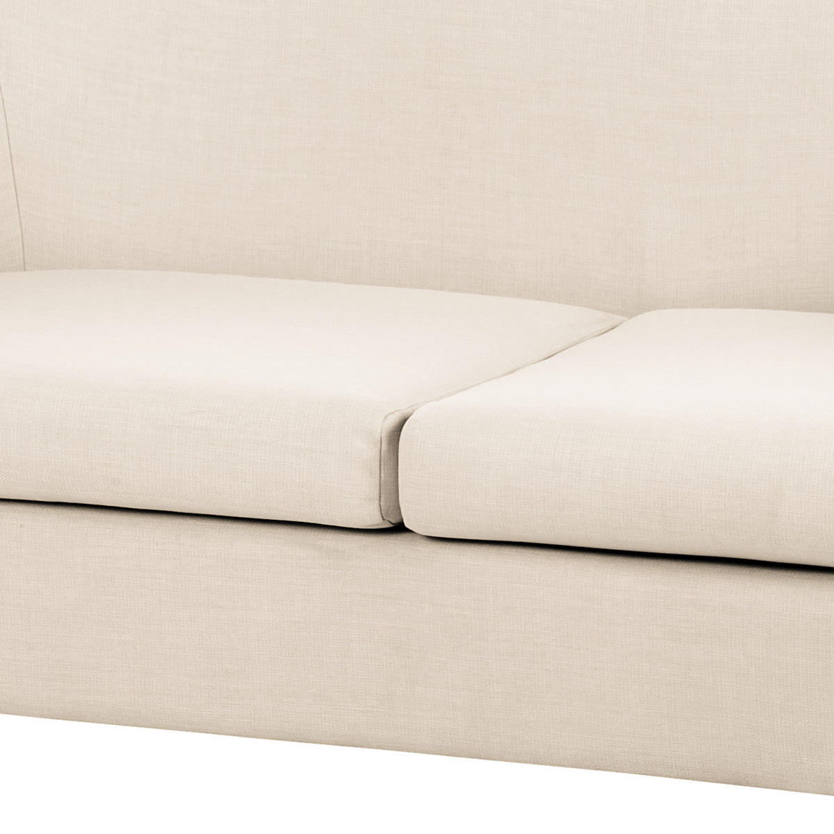 2-SITZER SOFA - Beige, Buchenholz/Textil (140/74/74cm) - home24