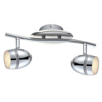 LED DECKENLEUCHTE Starlight Silber - Silberfarben, Metall (32/9/16cm) - Globo Lighting