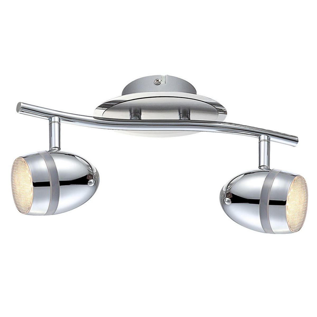 LED DECKENLEUCHTE Starlight Silber - Silberfarben, Metall (32/9/16cm) - Globo Lighting