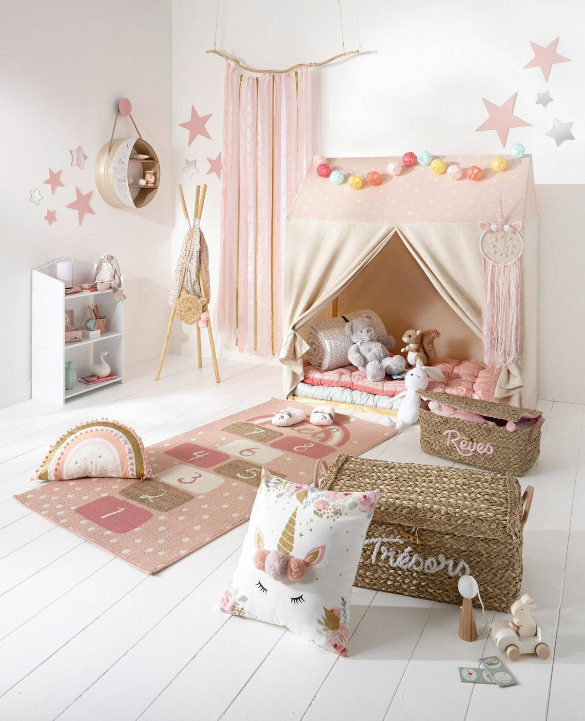 KISSEN Abnehmbarer Bezug Atmosphera 40/40 cm - Multicolor, Textil (40/40cm) - Atmosphera for kids