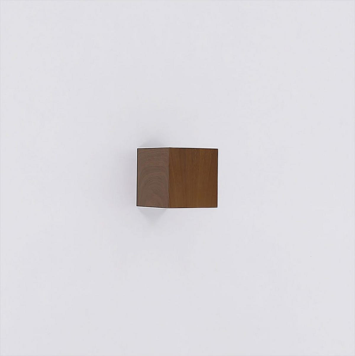 LED WANDLEUCHTE Veronika Holzoptik Braun - Braun, Metall (10/10/10cm) - Globo Lighting