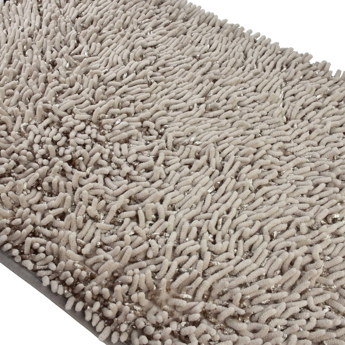 BADTEPPICH Zac Beige 80/50/2 cm Textilien - Beige, Textil (50/80cm) - Mondex