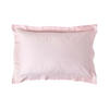KISSENBEZUG Damast mit Stehsaum, Fadendichte 330 - Rosa, Textil (48/74cm) - Homescapes