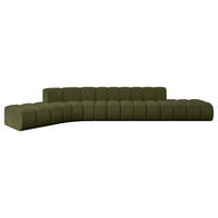 ECKSOFA modulares Sofa Solven-L2 - 471x174x70 cm Grün - Grün, Holzwerkstoff/Textil (471/174cm) - ALTDECOR