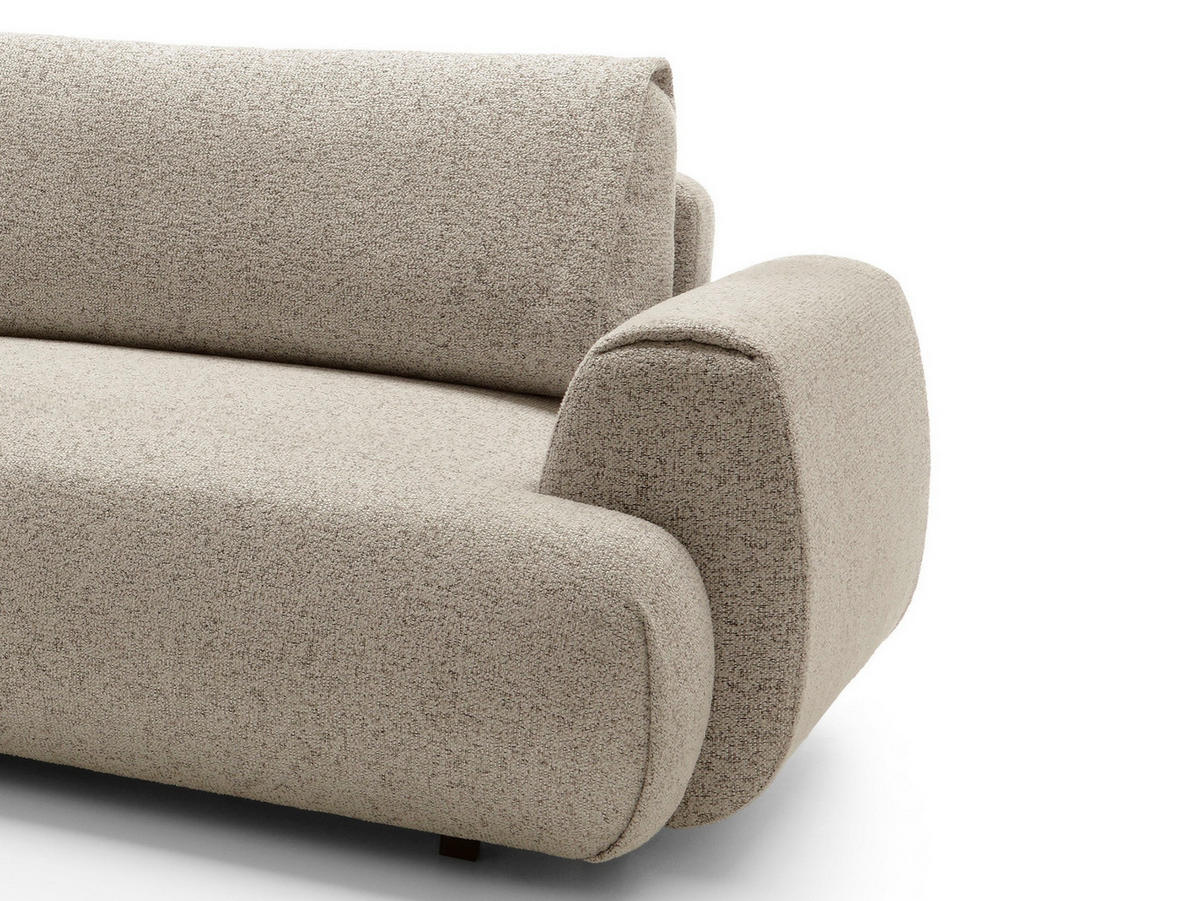 ECKSOFA mit Schlaffunktion 270 cm Ralto, Links, Beige - Beige, Holz (270/167cm) - Emporius