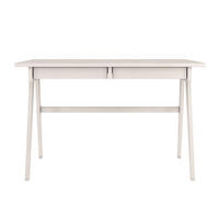 SCHREIBTISCH Edda, 120/65/75 cm in Weiß, Buchenholz - Weiß, Holz/Buchenholz (65/120/75.5cm) - Visby