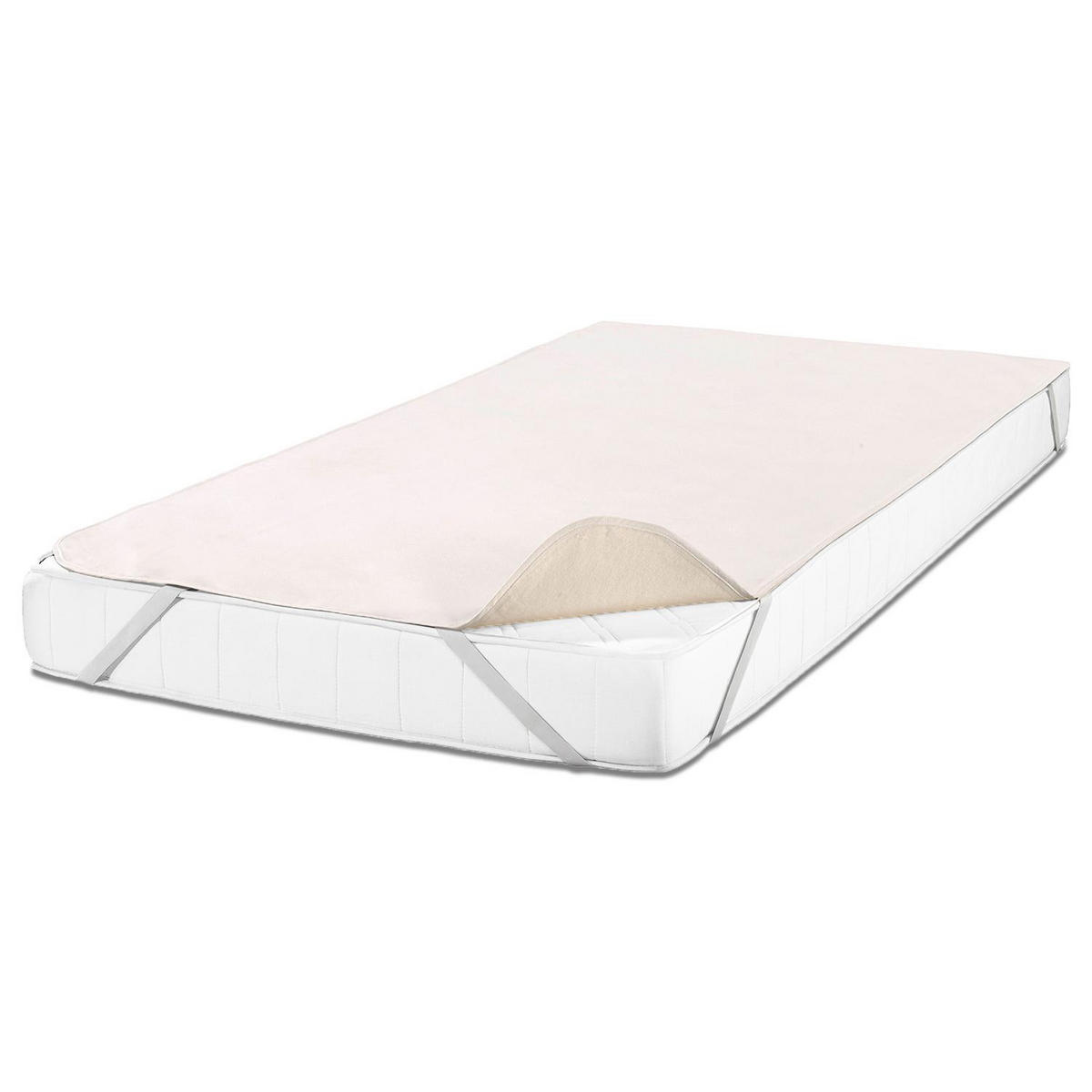 MATRATZENSCHONER Basic 180x200 cm - Weiß, Textil (180/200cm) - Sleezzz