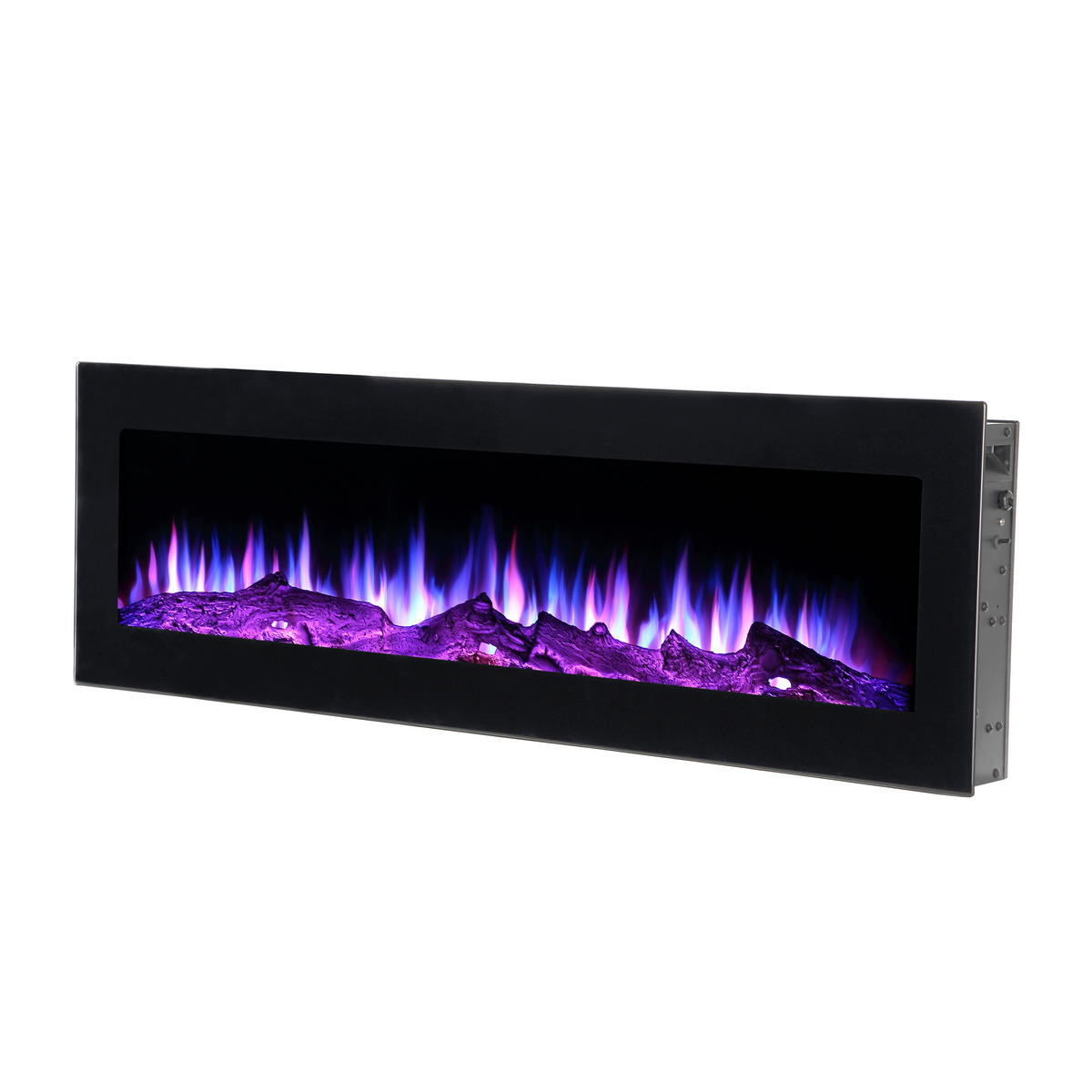 ELEKTROKAMIN Everest 250 cm - Schwarz, Metall (12/46/250cm) - Sedex