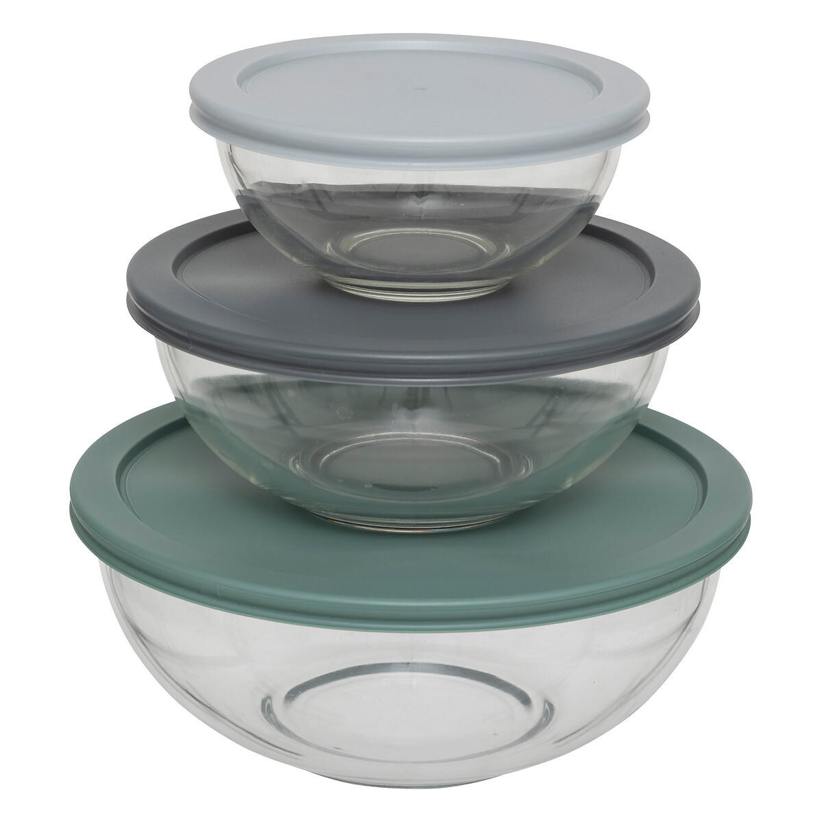 GLASBEHÄLTER mit Deckeln So Simple 22,5/9,2/22,5 cm - Transparent, Glas (9.2/22.5/22.5cm) - 5five Simply Smart