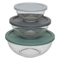 GLASBEHÄLTER mit Deckeln So Simple 22,5/9,2/22,5 cm - Transparent, Glas (9.2/22.5/22.5cm) - 5five Simply Smart