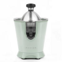 ZITRUSPRESSE ZEST7 Grün, tropffreier Ausgießer, leistungsstarker Gelenkarm, 160 W - Grün, Metall (18.5/29/25cm) - SWEISS