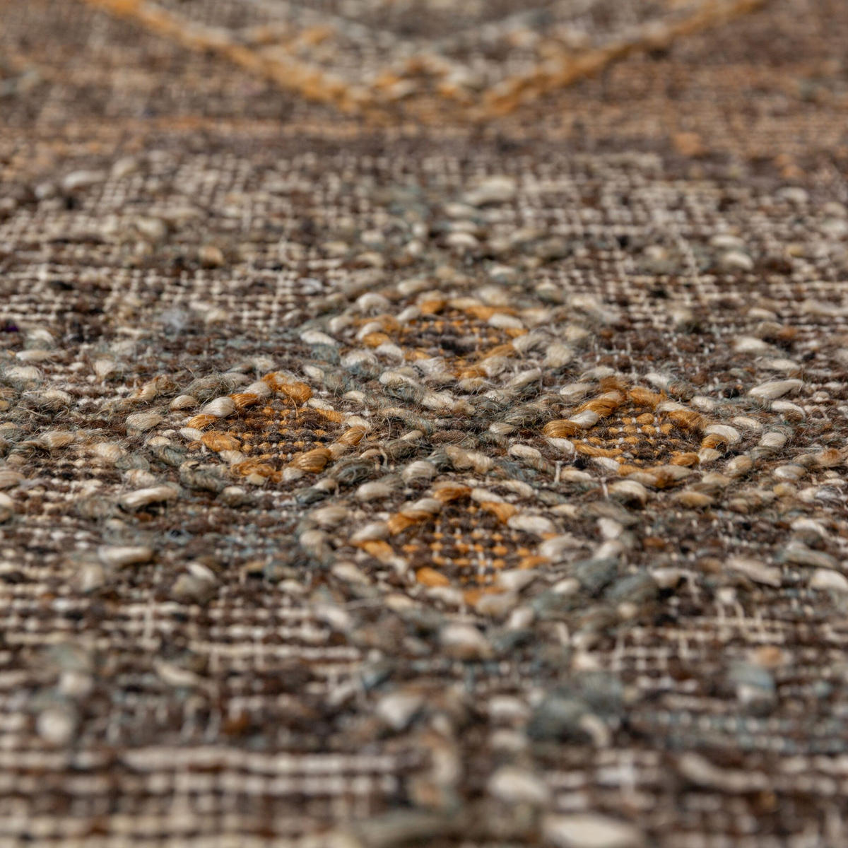 TEPPICH aus Naturfasern handgewebt BERMEO in Natur, im Vintage-Stil, aus Jute, 200 x 290 cm - Beige, Textil (200/290cm) - KADIMA DESIGN