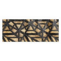 GLASPLATTE für Kamin 125x50 cm - Braun, Glas (125/50/0.4cm) - TULUP