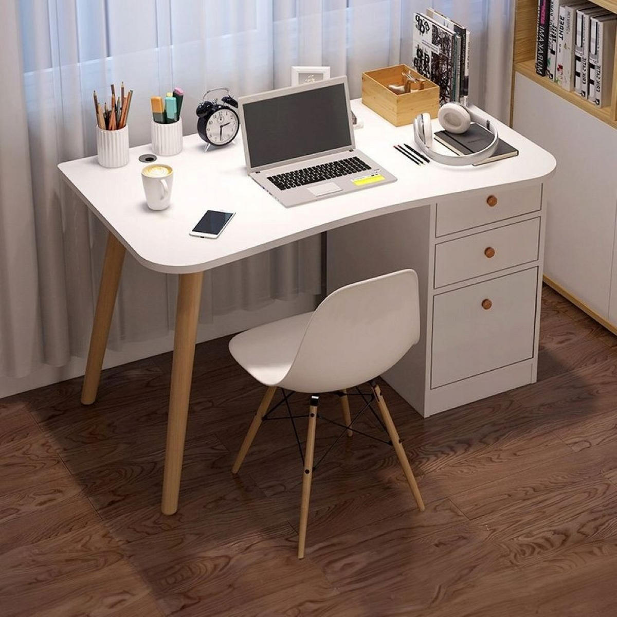 COMPUTERTISCH, weiß 100/50/73 cm - Weiß, Holzwerkstoff (50/100/73cm)