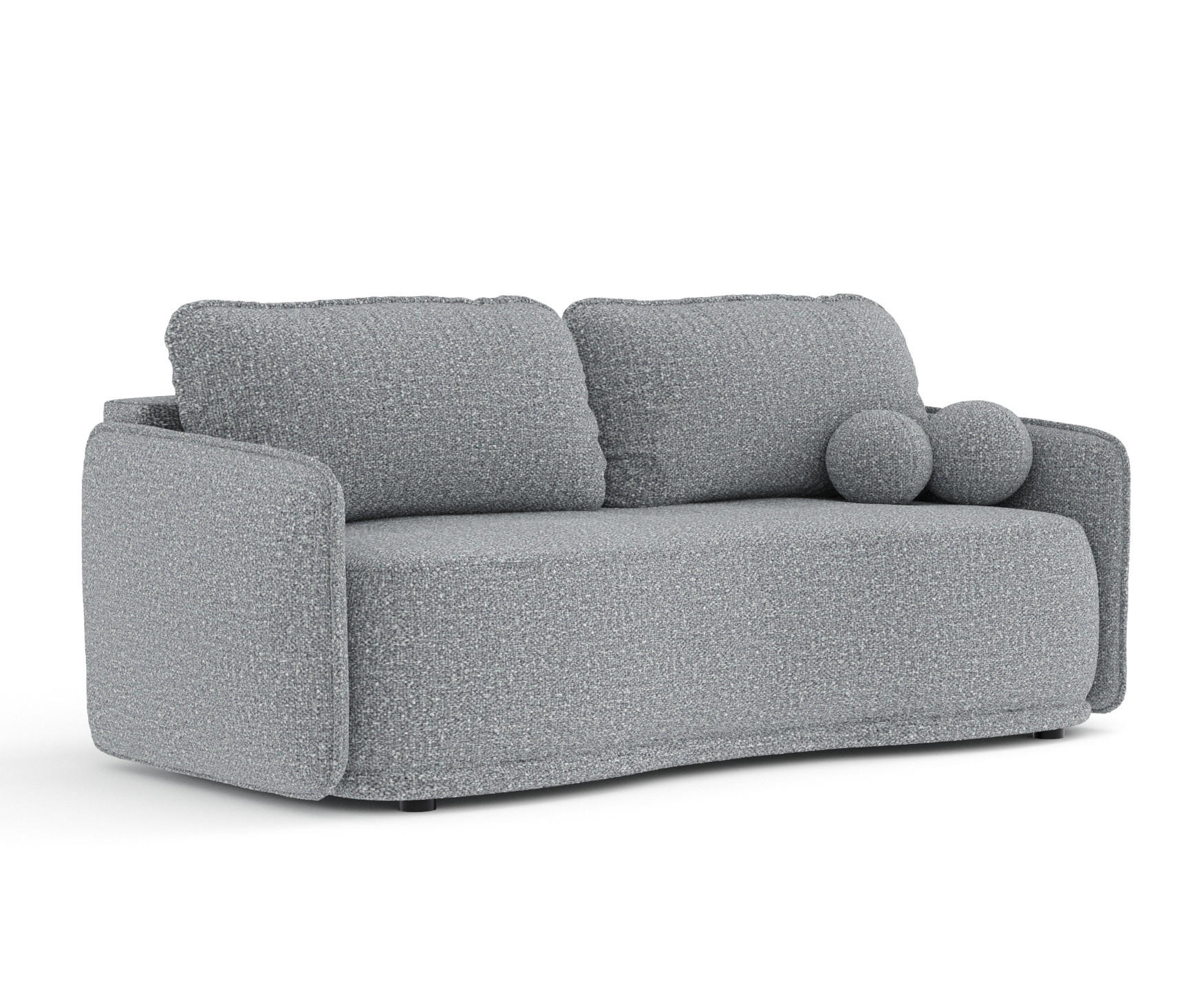 Maison de Reve Schlafsofa Grau 231x93x106 cm