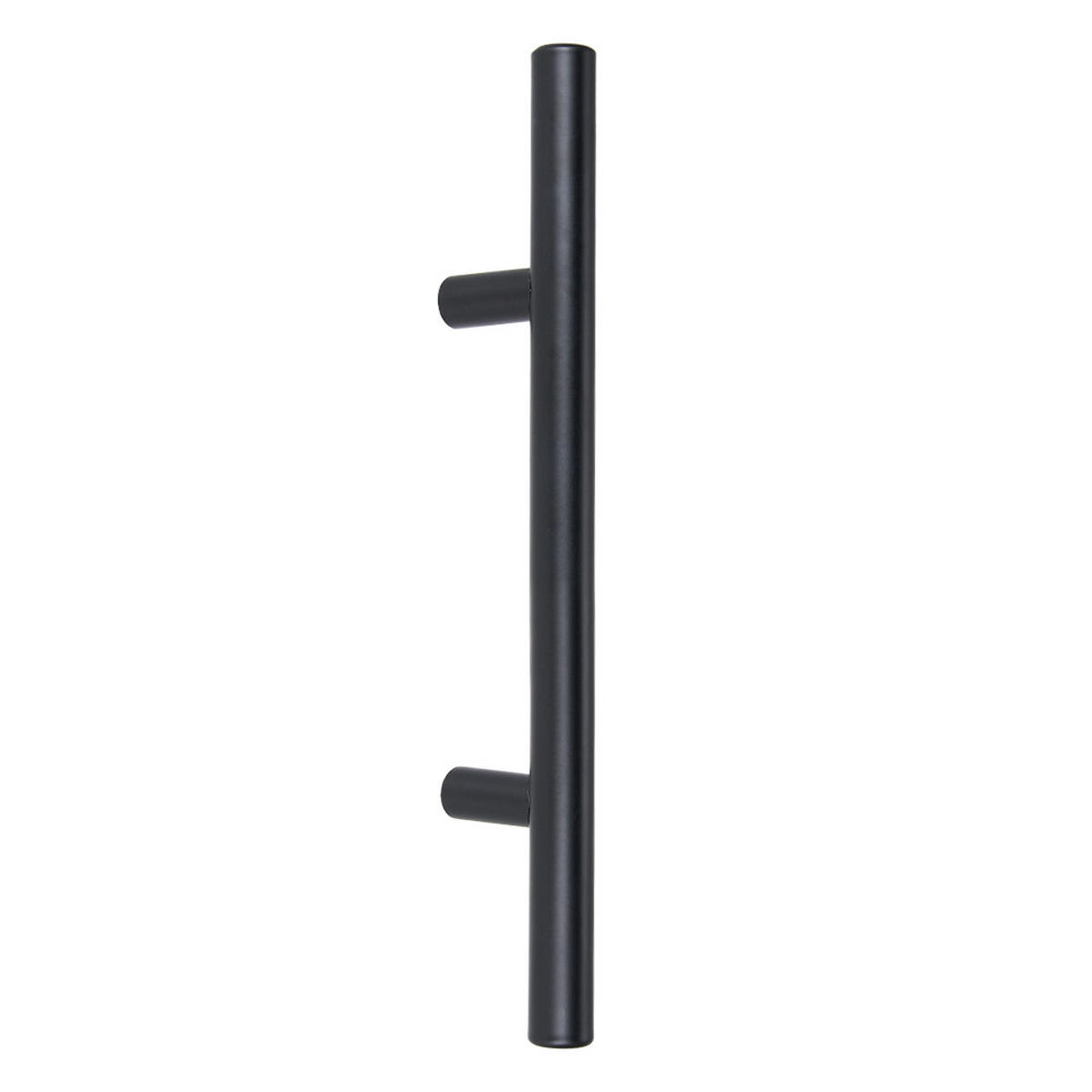 MÖBELGRIFFE 10er-Set aus rostfreiem Edelstahl Schwarz Vielseitig einsetzbar Einfache Montage Angenehme Haptik Pflegeleicht 200 mm - Schwarz, Metall (20/1/12.8cm) - Livingandhome