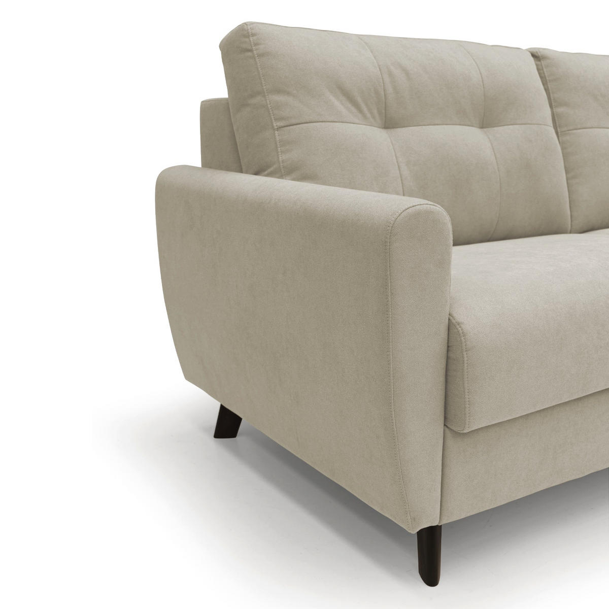 SCHLAFSOFA Callisto - Creme, Textil (168/97/96cm) - Divani.store